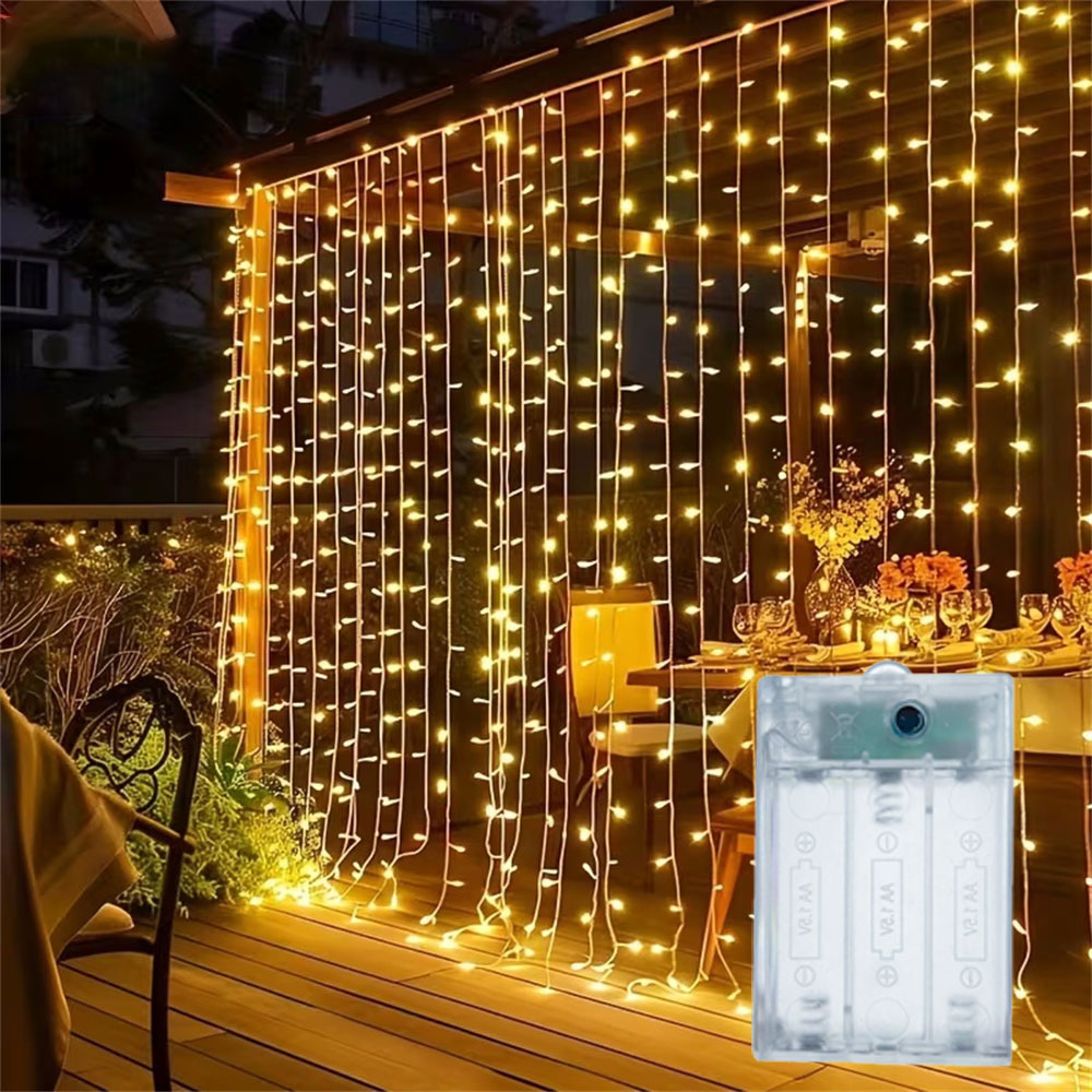 Led Fairy String Lights - Guirlande lumineuse à LED pour rideaux,
