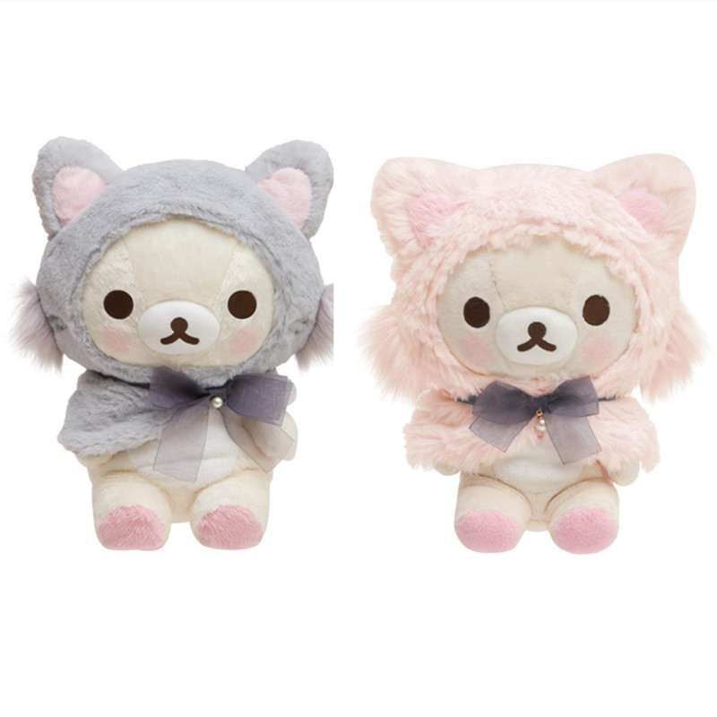Santa Hat Plush - Rilakkuma Korilakkuma – ours en peluche,