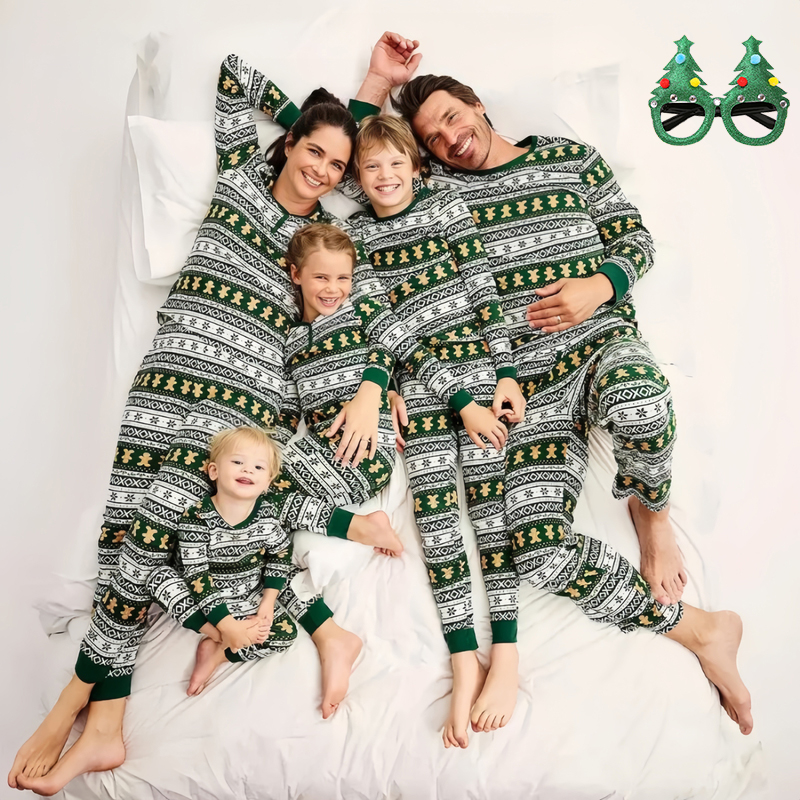 Christmas Throw Blanket - Pain d'épice homme Vintage imprimé pyjamas