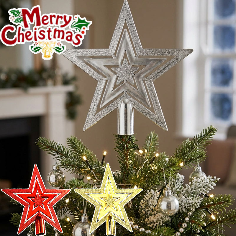 Star Tree Topper - 1 à 20 pièces d'ornements en