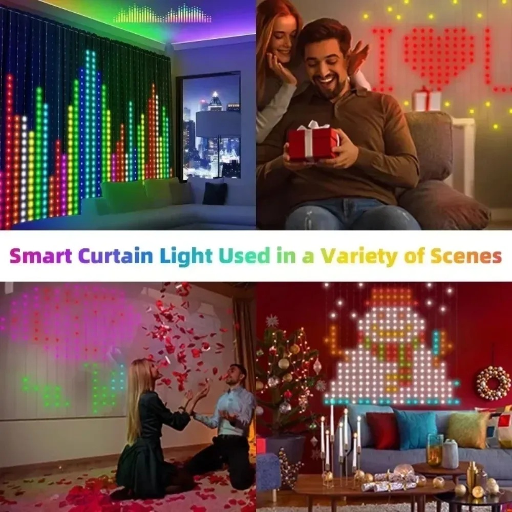 Rideaux lumineux LED à pixels  - Christmas Lights Outdoor avis et prix