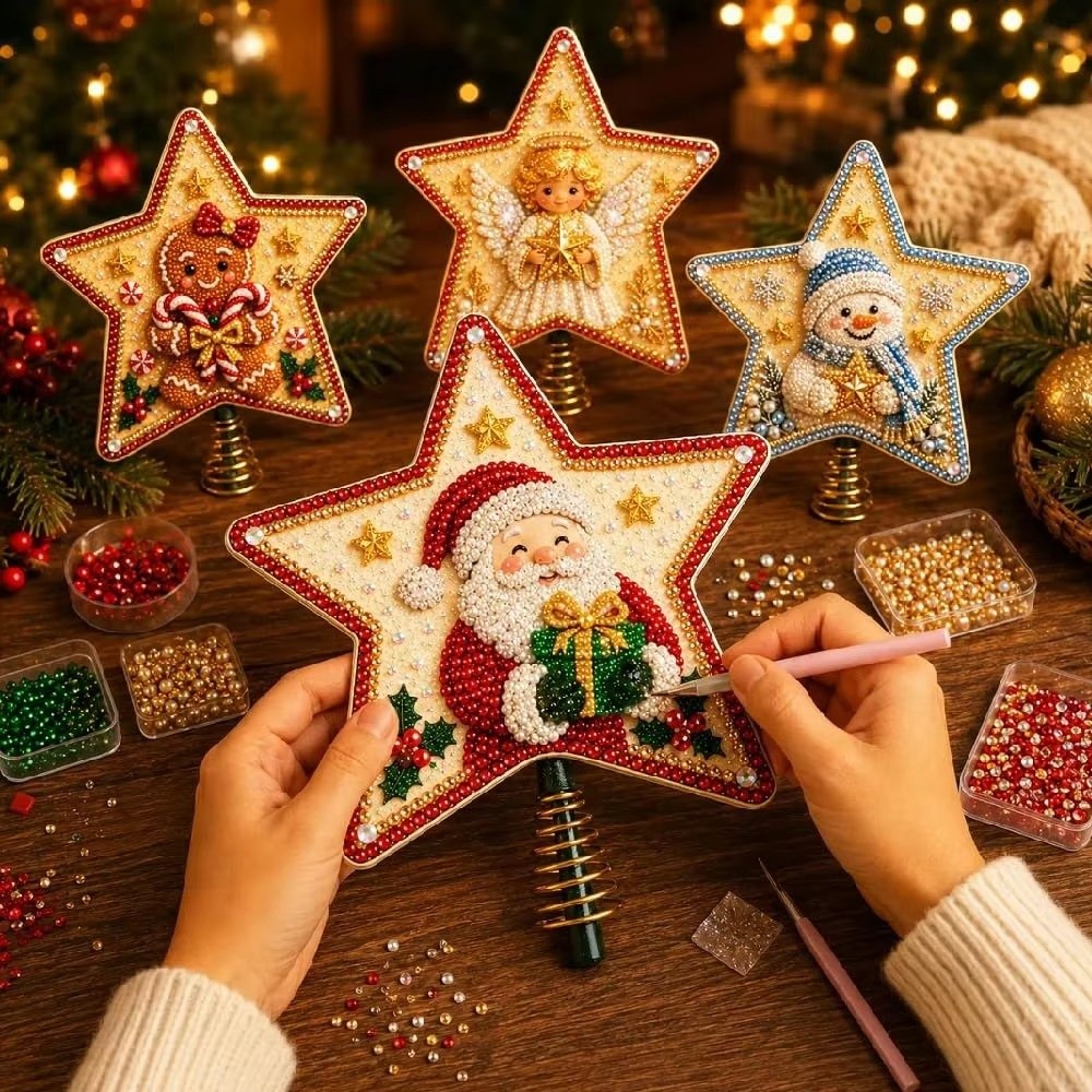 Décoration de sapin de Noël en - Star Tree Topper avis et prix