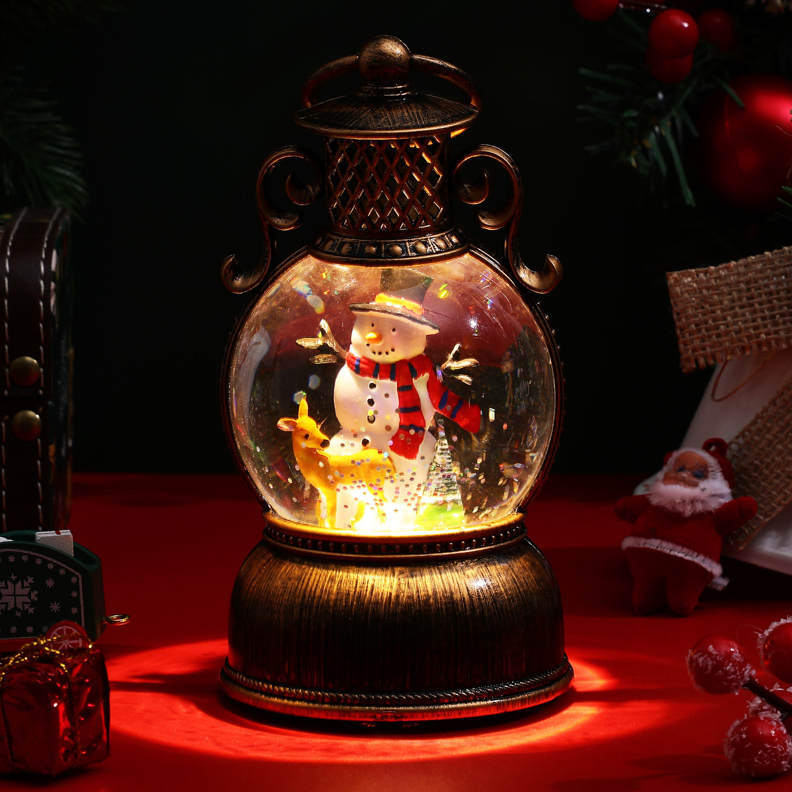 Boîte à musique de Noël, globe - Snow Globe Musical avis et prix