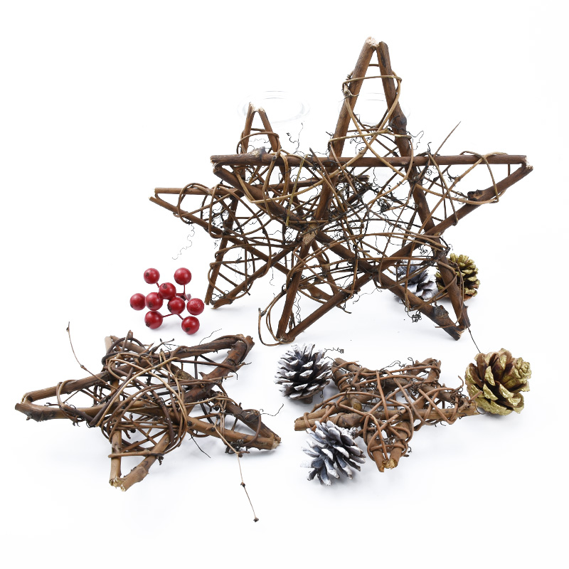 10/15/20cm fleurs artificielle - Christmas Wreath Fake avis et prix