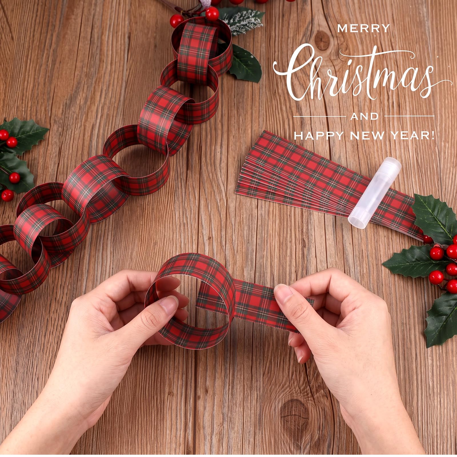 Guirlande de chaîne de papier  - Christmas Throw Blanket avis et prix
