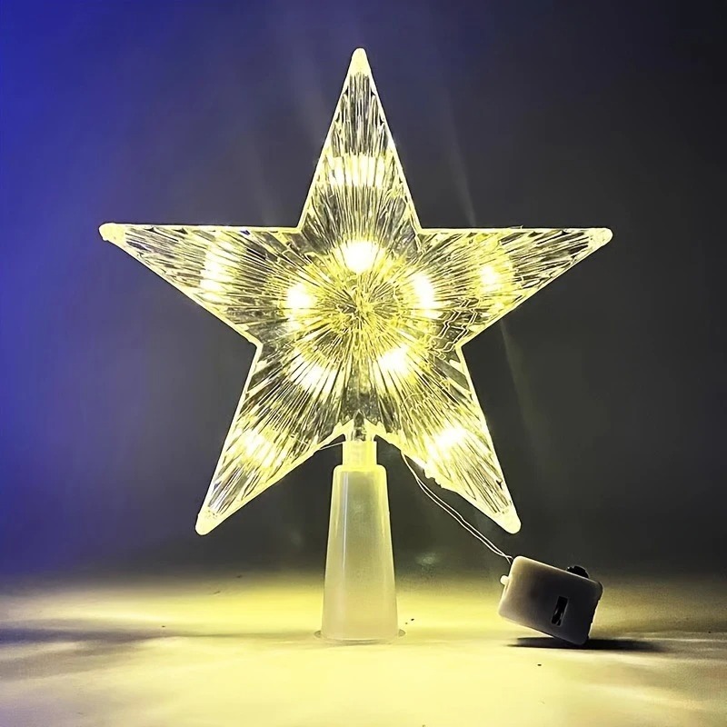 Décoration de Noël de 15 cm, é - Star Tree Topper avis et prix