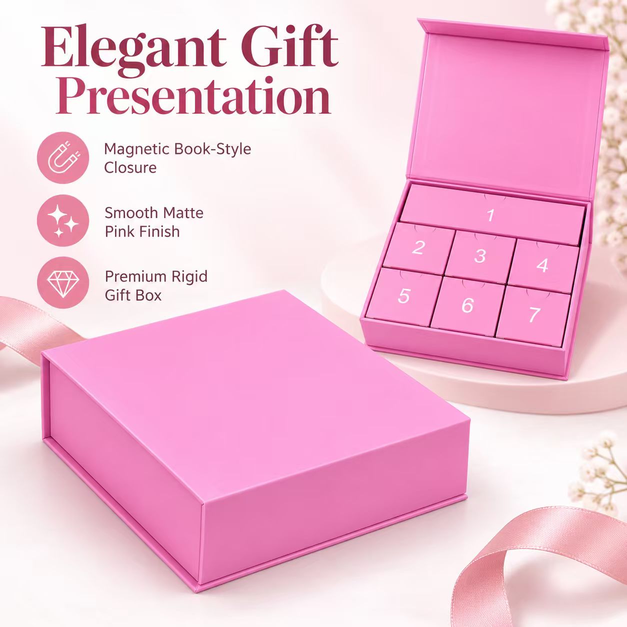 Calendrier de l'Avent de Noël  - Gift Box Wrap Set avis et prix